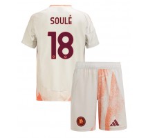 AS Roma Matias Soule #18 Koszulka Wyjazdowa dzieci 2024-25 Krótki Rękaw (+ krótkie spodenki)